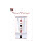 Hangdecoratie 70 Jaar Roze Zwart 20,5cm